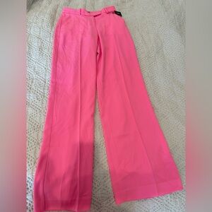 Express Vibrant Pink Wide Leg Pants